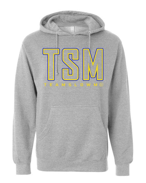 TSM Print Logo Hoodie ( Grey/Blue/Black)